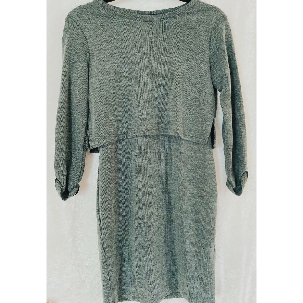 Forever 21 Green Keyhole Dress